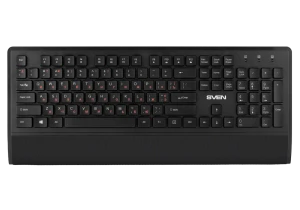 Клавиатура, мышь и коврик для мыши sven kb-c3800w, беспроводное, чёрный Thumbnail 9