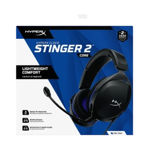 Игровая гарнитура hyperx cloud stinger 2 core, проводной аналоговый, чёрный Thumbnail 2