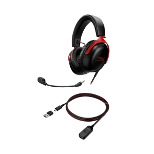 Игровая гарнитура hyperx cloud iii, usb, красный Thumbnail 3