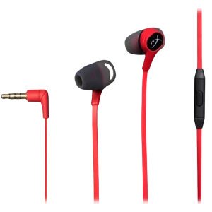 Игровая гарнитура hyperx cloud earbuds ii, проводной аналоговый, красный Thumbnail 3