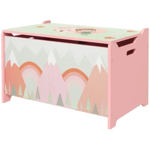 Băncuță cu spațiu de depozitare „pink forest”, u-grow