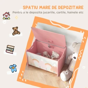 Băncuță cu spațiu de depozitare „pink forest”, u-grow Thumbnail 5