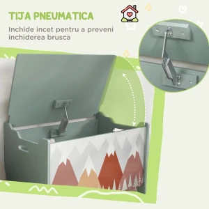 Băncuță cu spațiu de depozitare „green forest”, u-grow Thumbnail 4