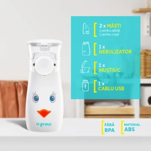 Aparat aerosoli portabil cu ultrasunete u-grow Thumbnail 7
