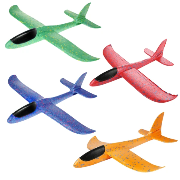 Avion-planor din spumă, 48 cm, în asortiment 2