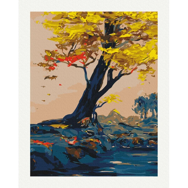 Pictură pe numere 40x50 cm (fără cutie)  –  calm pitoresc 2