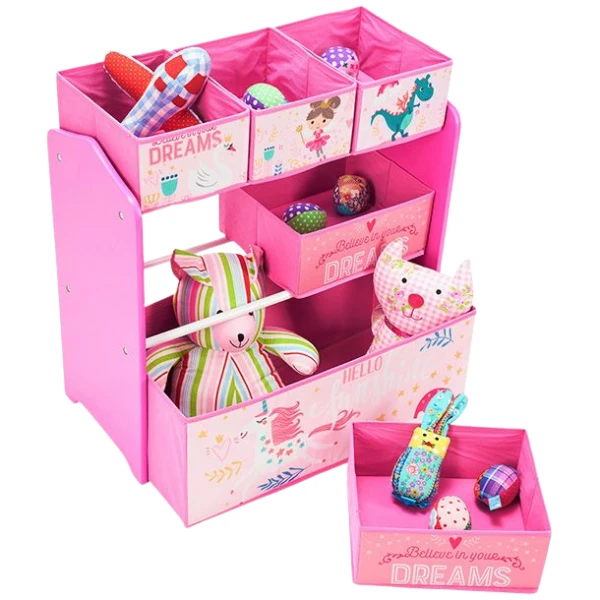 Шкаф для хранения игрушек "believe in your dreams" 3