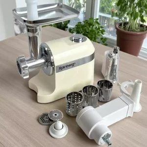 ЭЛЕКТРИЧЕСКАЯ МЯСОРУБКА RAINBERG 3800W С НАСАДКАМИ (RB-2270)