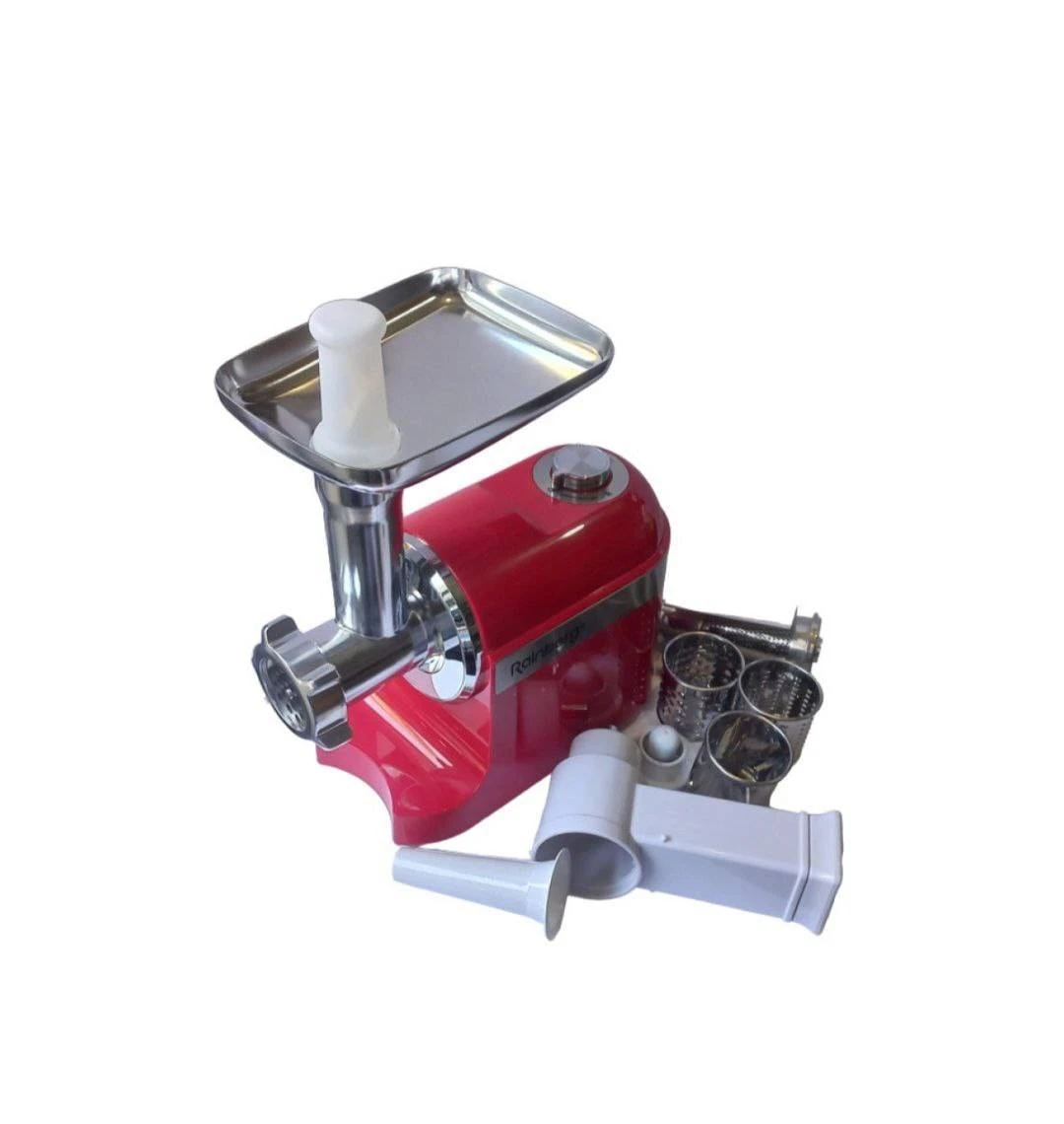Электрическая мясорубка rainberg 3800w с насадками 3
