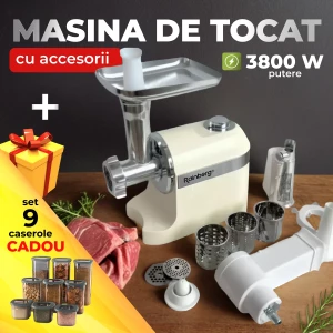 МЯСОРУБКА С НАСАДКАМИ + ПОДАРОК НАБОР ИЗ 9 КОНТЕЙНЕРОВ