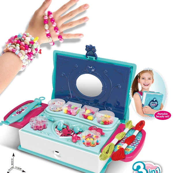 Cutiuță pentru creație 3 în 1 cu accesorii pentru crearea brățărilor 2