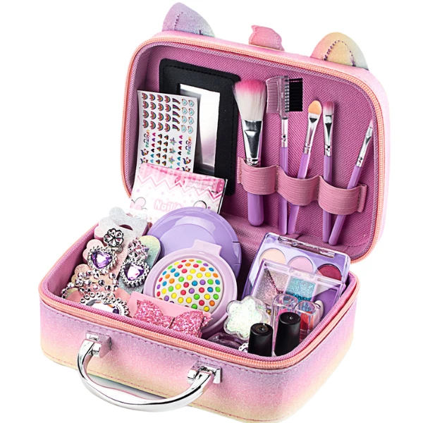 Geantă "unicorn" cu produse cosmetice și accesorii 2