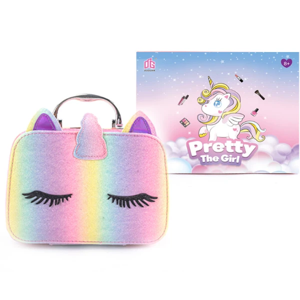 Geantă "unicorn" cu produse cosmetice și accesorii 4