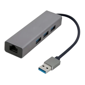 Adaptor hub cablexpert a-amu3-lan-01, gri Thumbnail 4