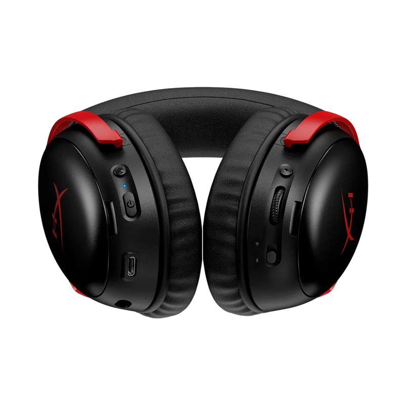Игровая гарнитура hyperx cloud iii s, беспроводной, черный | красный 7