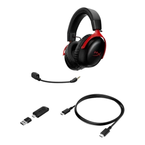 Игровая Гарнитура HyperX Cloud III S, Беспроводной, Черный | Красный