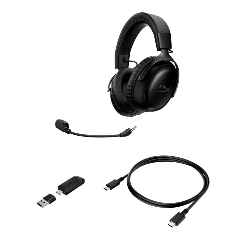 Căști gaming hyperx cloud iii s, fără fir, negru 6