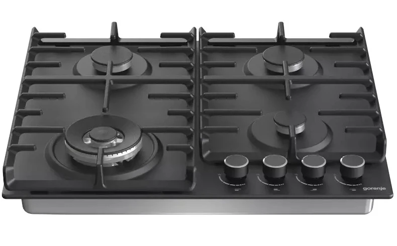 Газовая варочная панель gorenje gw 642 ab, чёрный 9