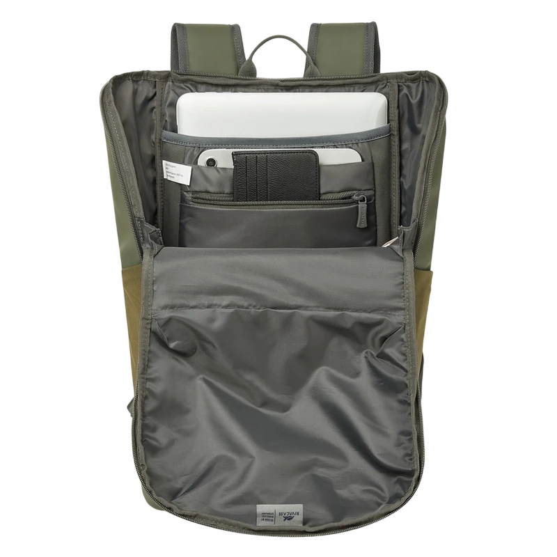 Рюкзак rivacase eden-eco, 15.6", olive green 6