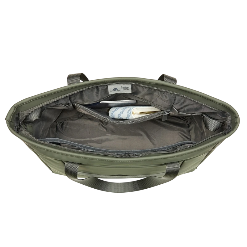 Сумка для ноутбука rivacase eden-eco, 14", olive green 7