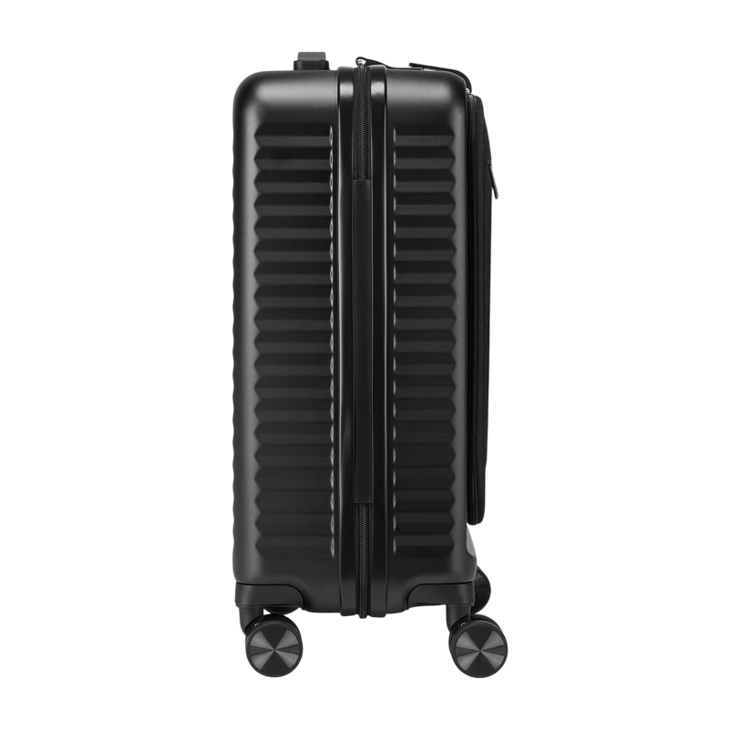 Чемодан rivacase clark-eco, 28л, чёрный 12