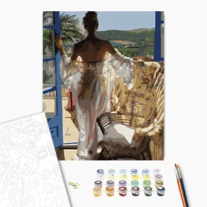 Pictură pe numere 40*50 cm (fără cutie) - respirația dimineții Thumbnail 2