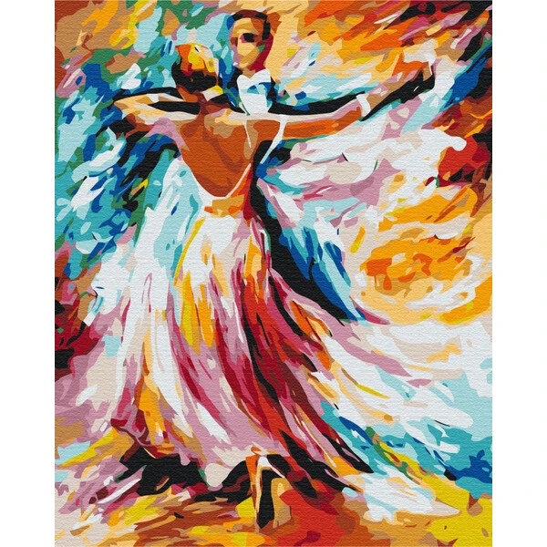 Pictură pe numere 40*50 cm (în cutie) - culori de vals 3