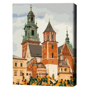 Pictură pe numere 40*50 cm (în cutie) – castelul wawel din cracovia