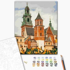 Картина по номерам 40*50 см (в упаковке) - вавельский замок в кракове Thumbnail 2