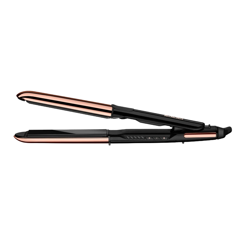Выпрямитель для волос babyliss straight & curl brilliance st482e, черный | золотистый 9
