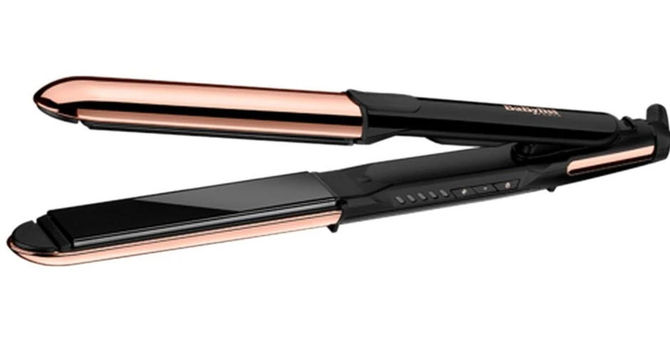 Выпрямитель для волос babyliss straight & curl brilliance st482e, черный | золотистый 5