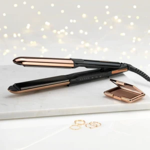 Выпрямитель для волос babyliss straight & curl brilliance st482e, черный | золотистый Thumbnail 10