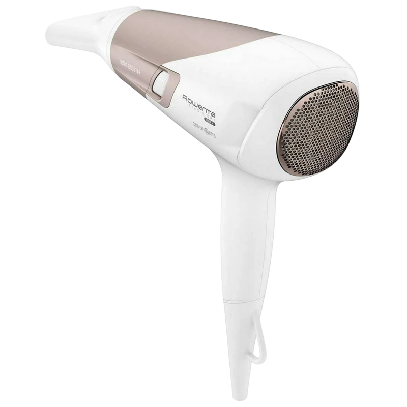 Фен rowenta studio dry glow cv5830f0, 2100 вт, белый | розовый 4