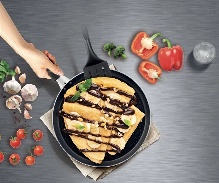Tigaie pentru clătite tefal c3841053, 25cm, negru 15