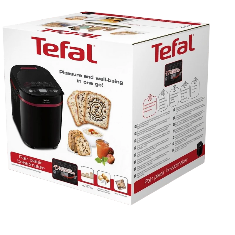 Mașină de pâine tefal pf220838, negru 5