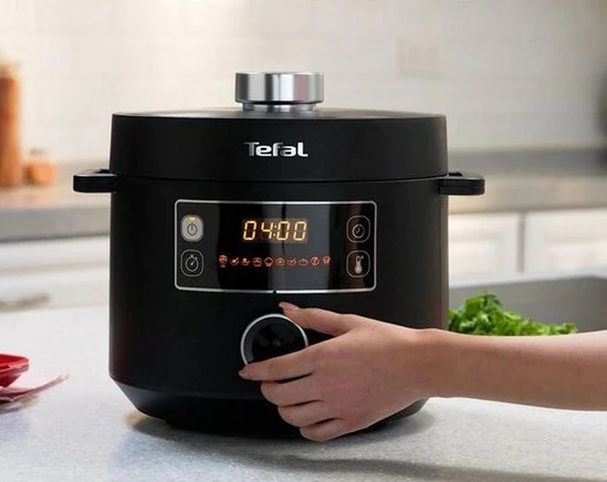 Мультиварка-скороварка tefal cy754830, чёрный 8