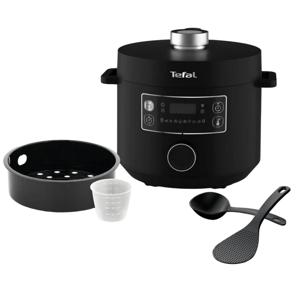Мультиварка-скороварка tefal cy754830, чёрный 3