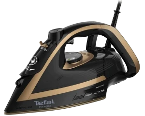 Fier de călcat tefal fv8064e0 , 3000w, negru/cupru