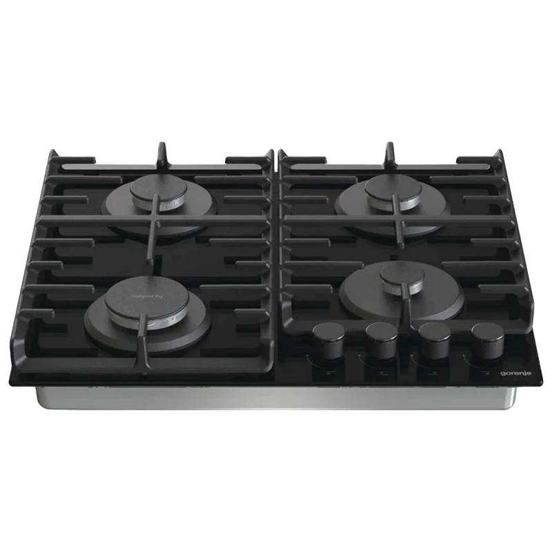 Газовая варочная панель gorenje gt 642 syb, чёрный 6