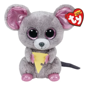 Мышка Squary с сыром 15 см (Beanie Boos)