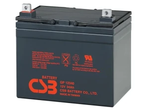 Аккумулятор для резервного питания csb gp12340, 12в 34 Thumbnail 2