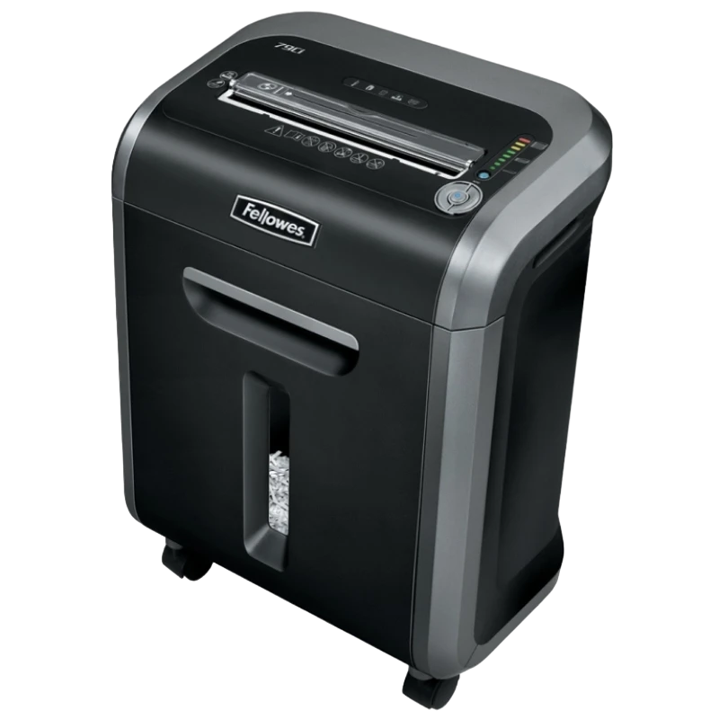 Шредер fellowes powershred® 79ci, чёрный 4