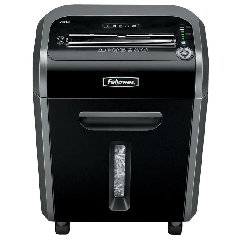 Шредер fellowes powershred® 79ci, чёрный 10