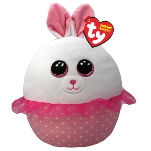 Iepuraș-balerină roz 22 cm (squishy beanies)