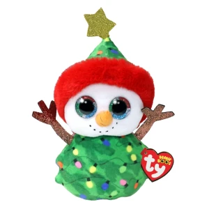 Om de zăpadă verde garland 15 cm (beanie boos)