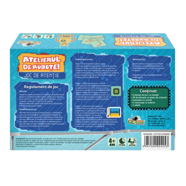 Настольная игра "мастерская роботов", (рум.) 3