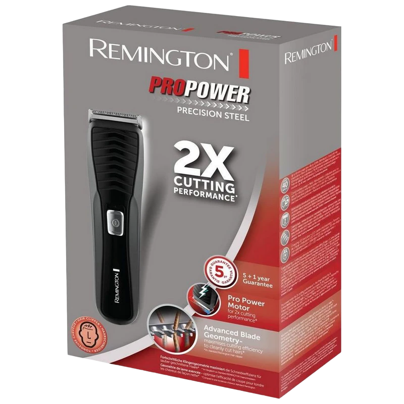 Машинка для стрижки remington pro power precision steel hc7110, чёрный 6