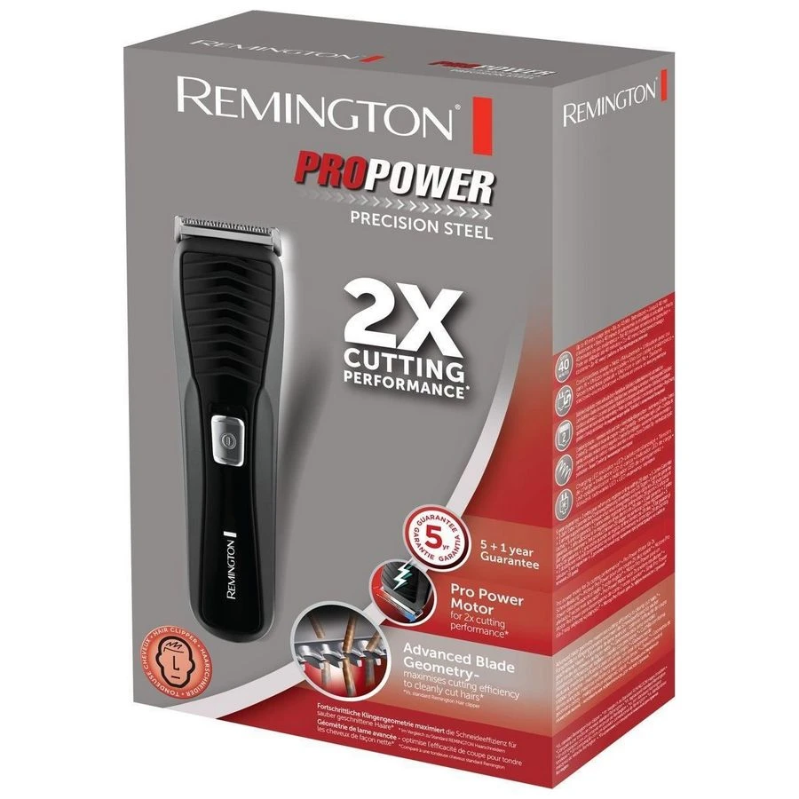 Машинка для стрижки remington pro power precision steel hc7110, чёрный 8