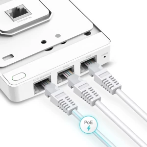Punct de acces fără fir TP-LINK EAP235-Wall, 300 Mbps, 867 Mbps, Alb