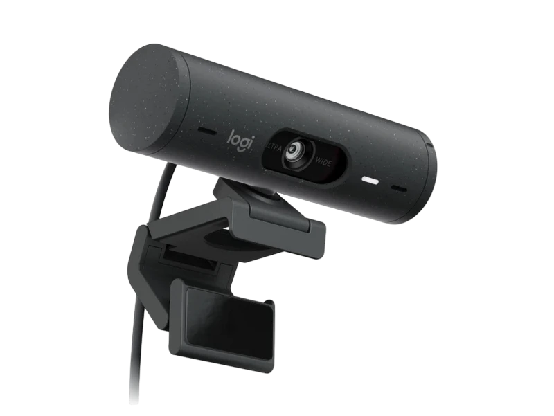 Cameră web logitech brio 500, full-hd 1080p, gri 7